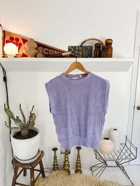 Vintage 90s Collections Knit Short Sleeve Sweater Large
